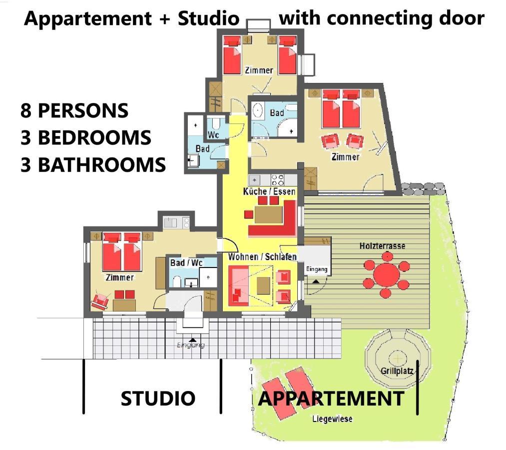 Appartement Anneke ニーダーンジル エクステリア 写真