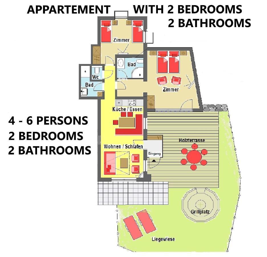 Appartement Anneke ニーダーンジル エクステリア 写真